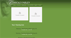 Desktop Screenshot of carolefarley.com